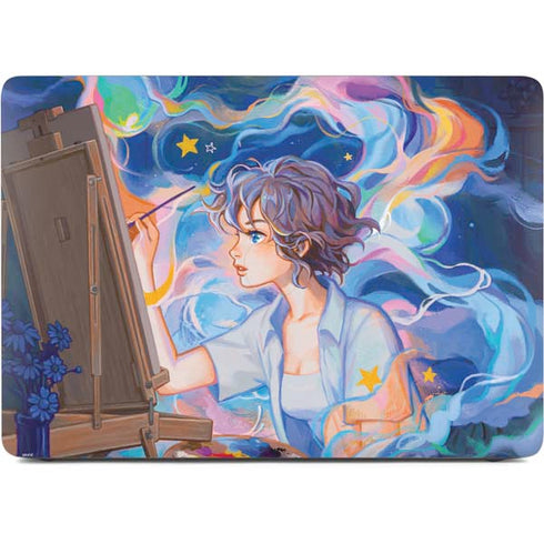 Rainbow Anime Artist Painter by Ivy Dolamore Apple MacBook Pro 16-inch Skin