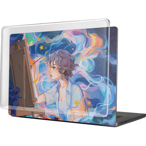 Rainbow Anime Artist Painter by Ivy Dolamore MacBook Cases
