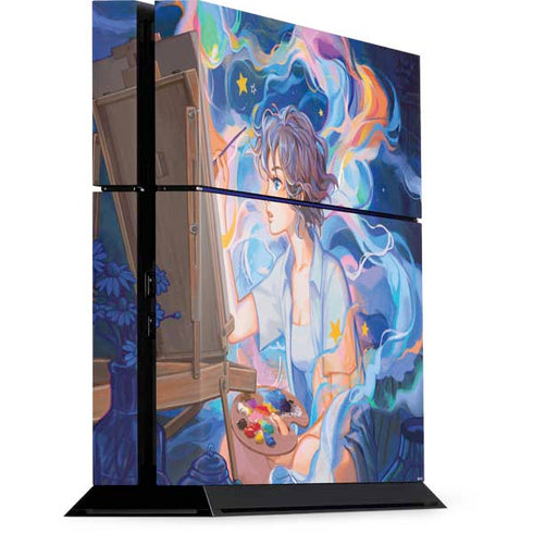 Rainbow Anime Artist Painter by Ivy Dolamore PlayStation PS4 Skins