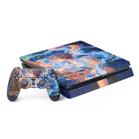 Rainbow Anime Artist Painter by Ivy Dolamore PlayStation PS4 Skins
