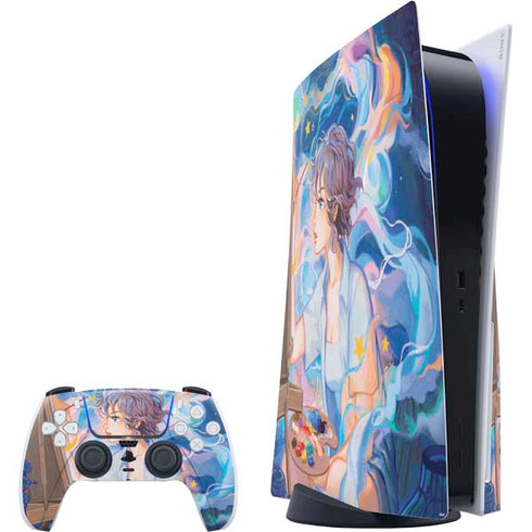 Rainbow Anime Artist Painter by Ivy Dolamore PlayStation PS5 Skins