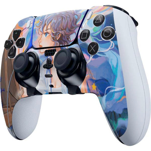 Rainbow Anime Artist Painter by Ivy Dolamore PS5 DualSense Edge Pro Controller Skin