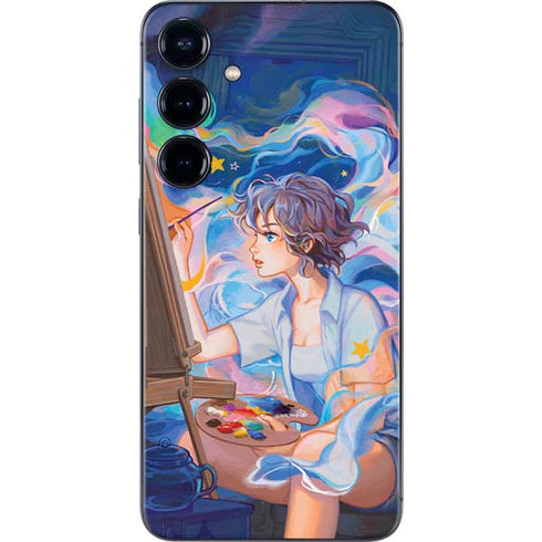 Rainbow Anime Artist Painter by Ivy Dolamore Galaxy A16 5G Skin