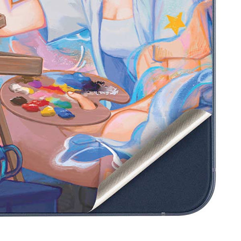 Rainbow Anime Artist Painter by Ivy Dolamore Galaxy A35 5G Skin