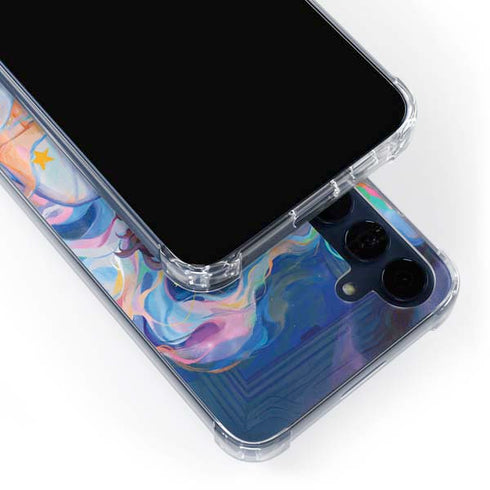 Rainbow Anime Artist Painter by Ivy Dolamore Galaxy A55 5G Clear Case