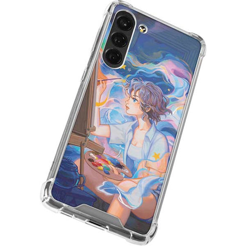 Rainbow Anime Artist Painter by Ivy Dolamore Galaxy S24 FE Clear Case