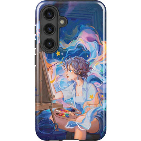 Rainbow Anime Artist Painter by Ivy Dolamore Galaxy S25 Impact Case