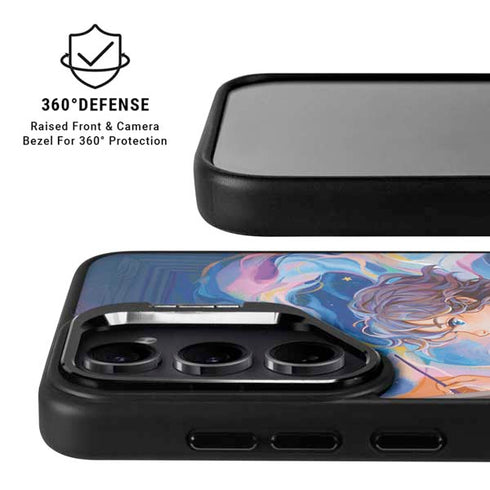 Rainbow Anime Artist Painter by Ivy Dolamore Galaxy S25 Kickstand Case