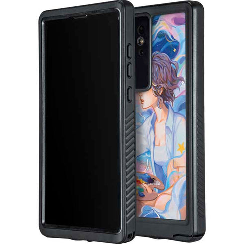 Rainbow Anime Artist Painter by Ivy Dolamore Galaxy S24 Ultra Waterproof Case