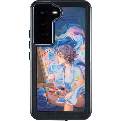 Rainbow Anime Artist Painter by Ivy Dolamore Galaxy S24 Waterproof Case