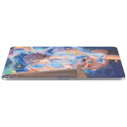 Rainbow Anime Artist Painter by Ivy Dolamore Apple iPad Air Skin