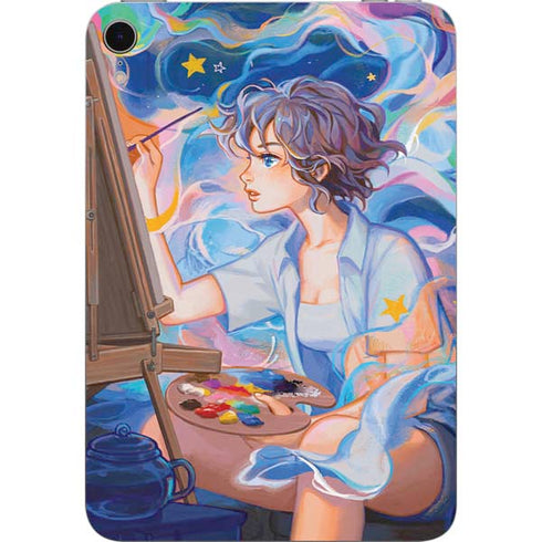 Rainbow Anime Artist Painter by Ivy Dolamore Apple iPad Mini Skin