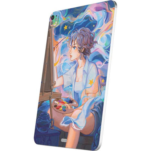 Rainbow Anime Artist Painter by Ivy Dolamore iPad Pro 13in M4 (2024) Skin