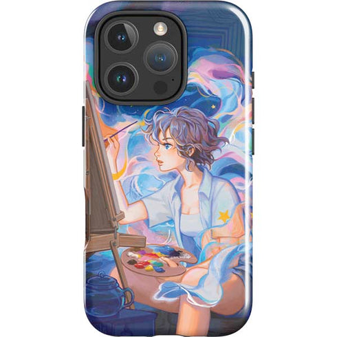 Rainbow Anime Artist Painter by Ivy Dolamore iPhone 16 Pro Max Impact Case