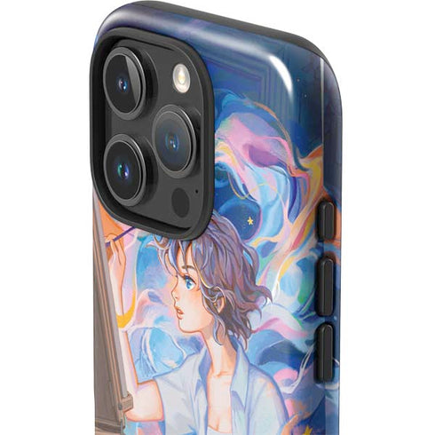 Rainbow Anime Artist Painter by Ivy Dolamore iPhone 16 Pro Max Impact Case