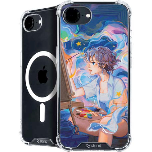 Rainbow Anime Artist Painter by Ivy Dolamore iPhone 16e MagSafe Case