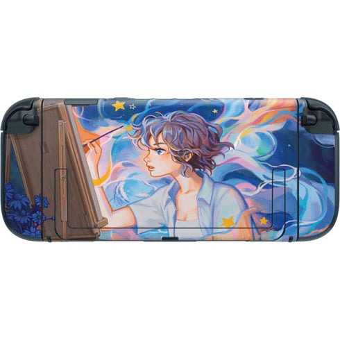 Rainbow Anime Artist Painter by Ivy Dolamore Nintendo Switch 2 (2025) with Joy-Con Skin