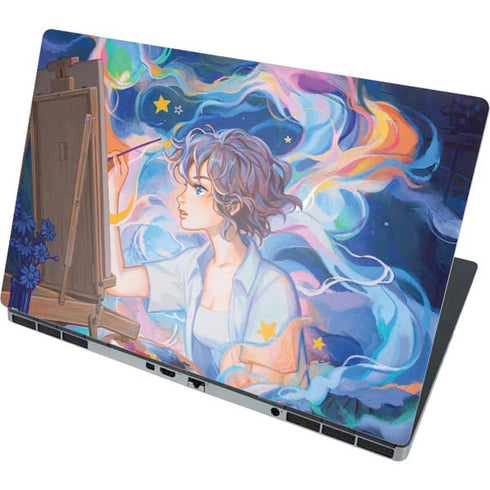 Rainbow Anime Artist Painter by Ivy Dolamore Dell Precision Skin
