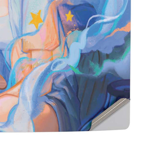 Rainbow Anime Artist Painter by Ivy Dolamore PS5 Pro Console Skin