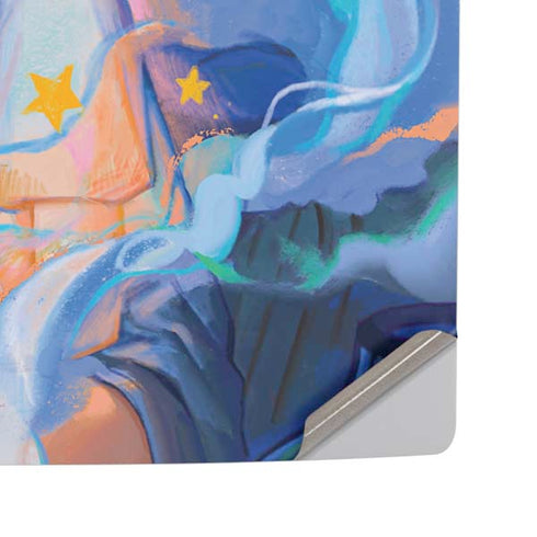 Rainbow Anime Artist Painter by Ivy Dolamore PS5 Pro Disk Console Skin