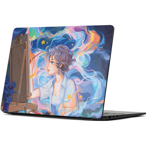 Rainbow Anime Artist Painter by Ivy Dolamore Surface Laptop 7 13.8in Skin