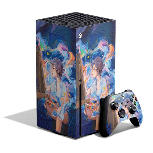 Rainbow Anime Artist Painter by Ivy Dolamore Xbox Series X Bundle Skin