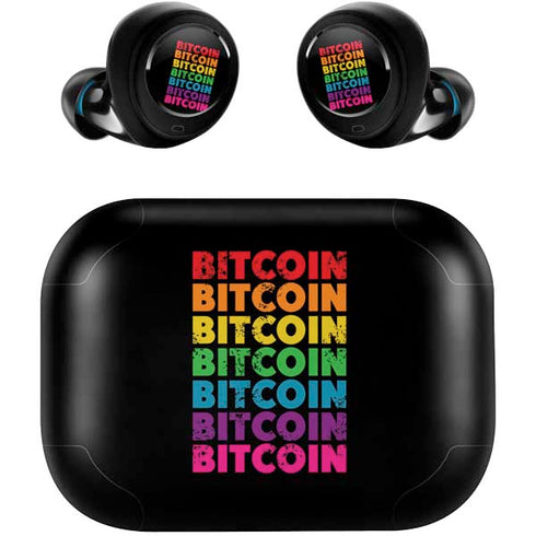 Rainbow Bitcoin Amazon Echo Buds Skin