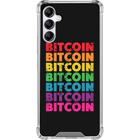 Rainbow Bitcoin Gabb Phone 4 Clear Case