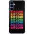 Rainbow Bitcoin Galaxy A55 5G Clear Case