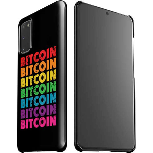 Rainbow Bitcoin Galaxy S20 Lite Case