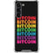 Rainbow Bitcoin Galaxy S24 FE Clear Case