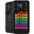 Rainbow Bitcoin Galaxy S25 Plus Kickstand Case