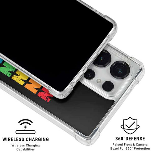 Rainbow Bitcoin Galaxy S25 Ultra Clear Case
