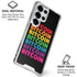 Rainbow Bitcoin Galaxy S25 Ultra Clear Case