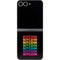 Rainbow Bitcoin Galaxy Z Flip6 Skin