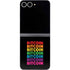 Rainbow Bitcoin Galaxy Z Flip6 Skin