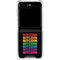 Rainbow Bitcoin Galaxy Z Flip6 Clear Case