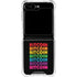 Rainbow Bitcoin Galaxy Z Flip6 Clear Case