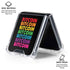 Rainbow Bitcoin Galaxy Z Flip6 Clear Case