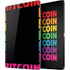 Rainbow Bitcoin iPad Skins
