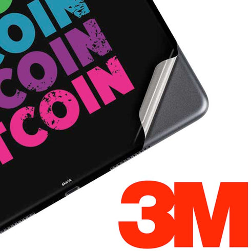 Rainbow Bitcoin iPad Skins