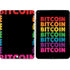 Rainbow Bitcoin Apple iPad Skin