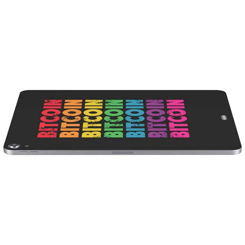 Rainbow Bitcoin Apple iPad Air Skin