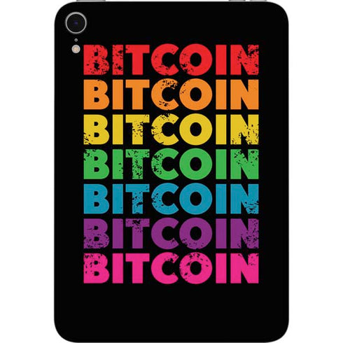 Rainbow Bitcoin Apple iPad Mini Skin