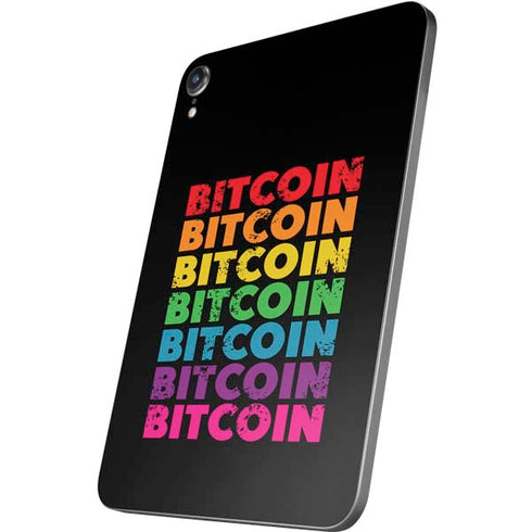 Rainbow Bitcoin Apple iPad Mini Skin