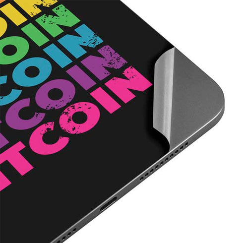 Rainbow Bitcoin Apple iPad Mini Skin