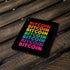 Rainbow Bitcoin Apple iPad Pro Skin