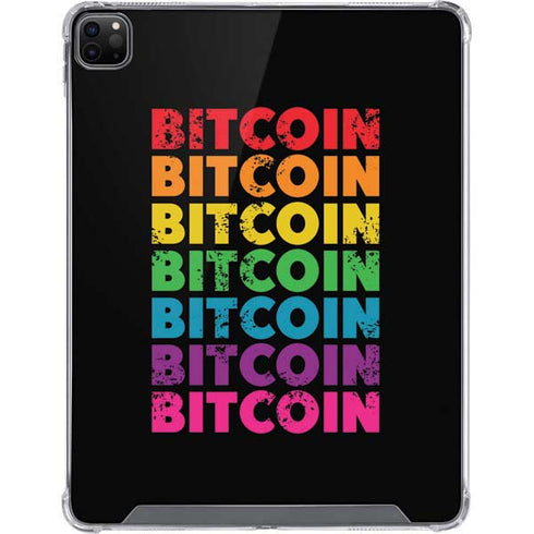 Rainbow Bitcoin iPad Cases