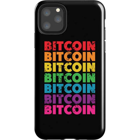 Rainbow Bitcoin iPhone Cases