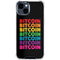 Rainbow Bitcoin iPhone 15 Clear Case